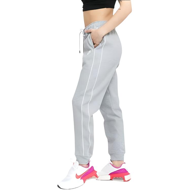 Nike Pantaloni Jogger da Donna con Coulisse e Stampa Logo Grigio CZ8340-063