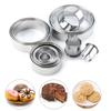 11pcs/Set Stainless Steel Round Cake Mold Baking Mousse Ring Kitchen Cutter DIY Cake Ring Tools Tools Pizza Cooking Cookie