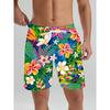 Hawaiian Men's Beach Shorts Tropical Plant Beach Patterns 3D Printed Men's Shorts 2025 New Swin Trunks Vacation Men's Clothing