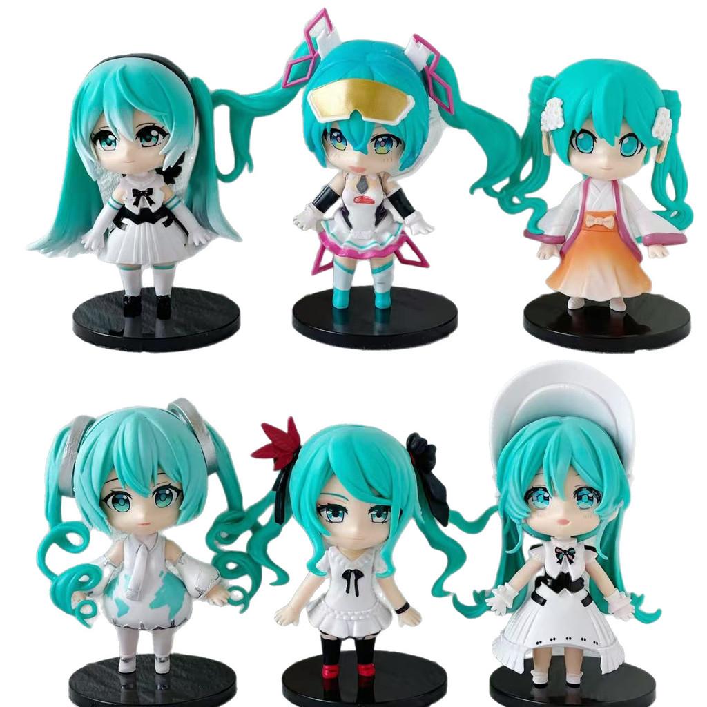 Miku Hatsune Action Figure Cartoon Model Toy Decoration Children Ornament Gifts