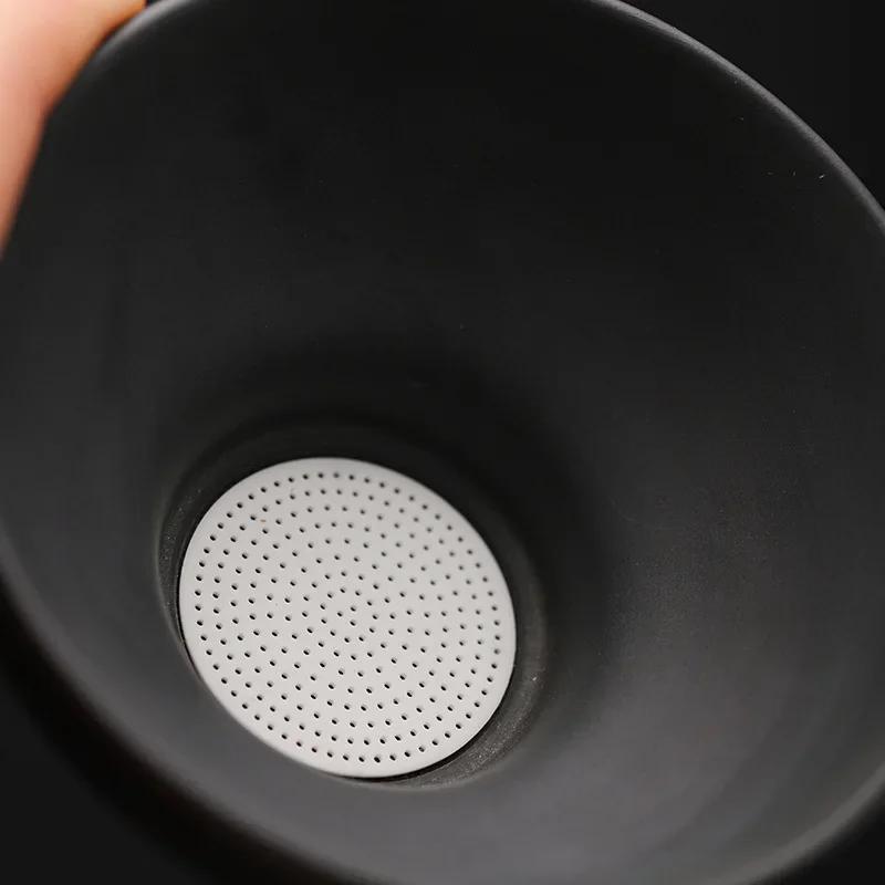 Purple Pottery Filter Group Has Your Tea Strainer Porcelain Filter Hole Filter Rack Kung Fu Tea Ceremony Utensils Tea drain