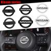 AUW3  51mm/55mm For Qashqai J11 Altima Sylphy X-Trall Tiida Bluebird Sunny Car Steering Wheel Center Badge Emblem Sticker Cover