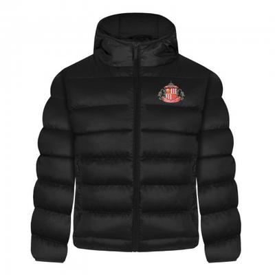 Boys Crest Quilted Jacket