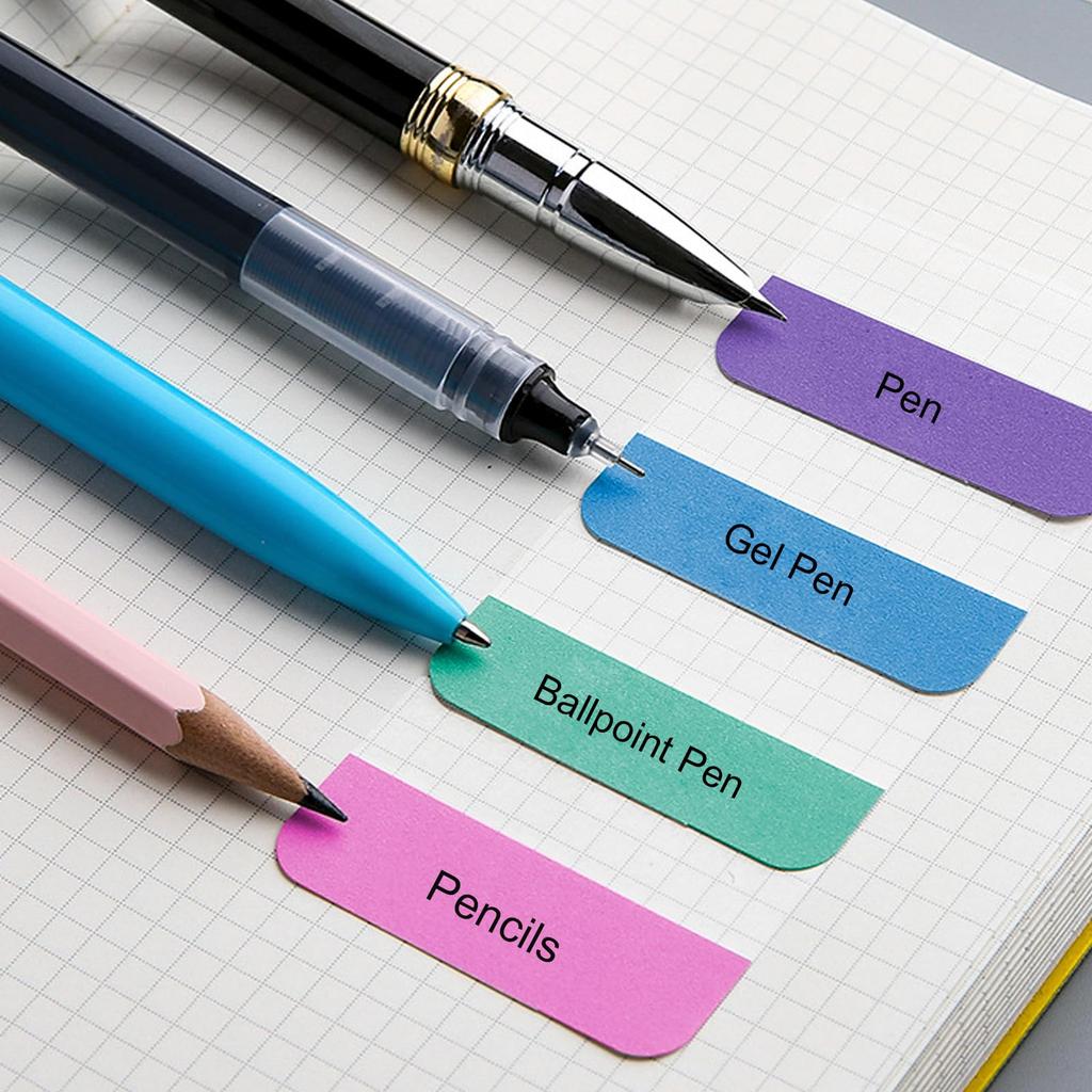 VANRA Sticky Index Strong Large 6 540 Cute Morandi Office Business Notes, Film, Tabs, Transparent, Writable, Adhesive, Size, Colors, Sheets, Colors,