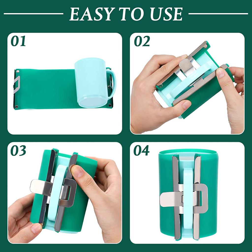Transfer Mug Holder Multipurpose Safe Durable Silicone Heat Press Mug Clamp