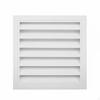 Aluminum Alloy Louvered Vent, Waterproof Outdoor Wall Grille for Air Conditioner