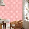 Hearts Wallpaper Coral and White 50x1000