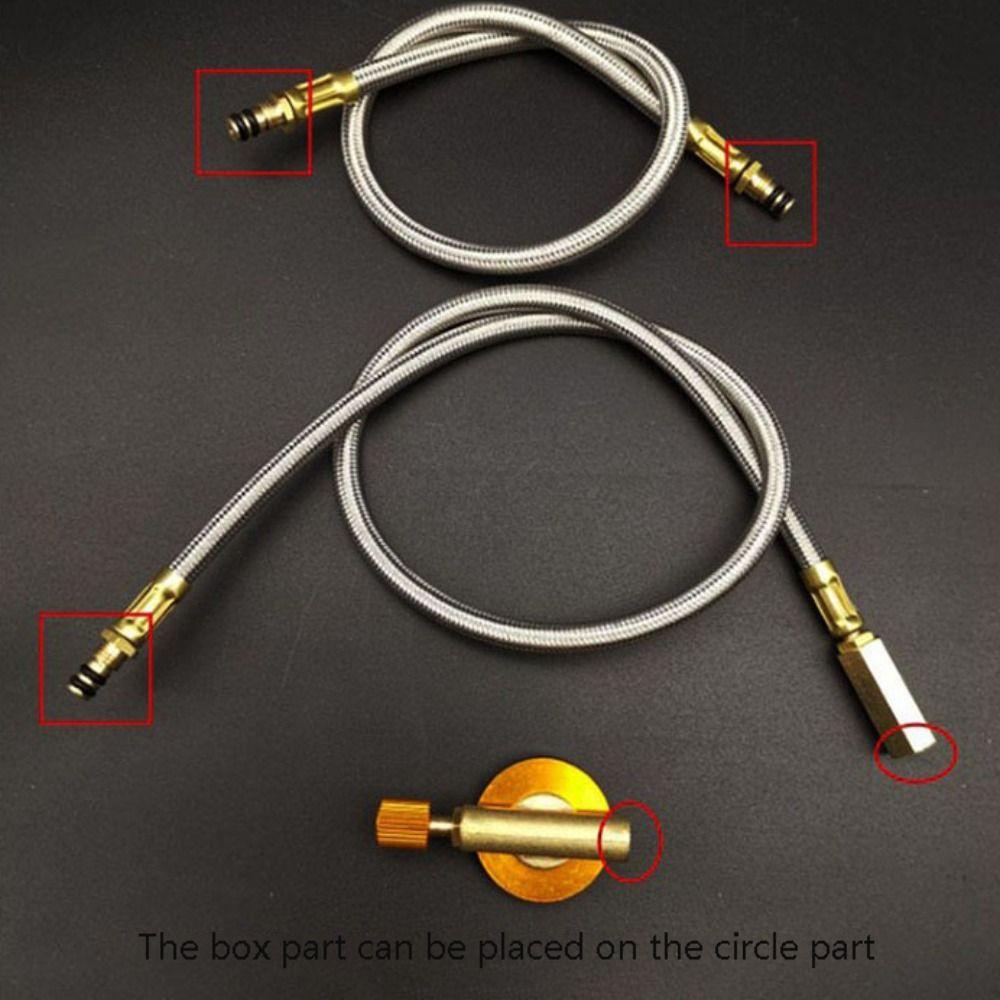 Adapter Extend Tube Outdoor Stove Brainded Hose Connectoe Equipment Extension Accessories  Gas Tank