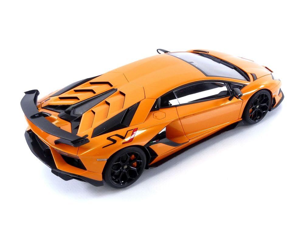 Autoart Lamborghini Aventador SVJ perleťově oranžový hotový produkt 1/18