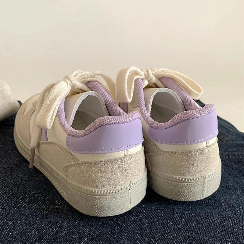 Navy Blue Dexun Shoes Women's Retro Niche Chic Versatile Forrest Gump Board Shoes Platform Casual Sports Shoes