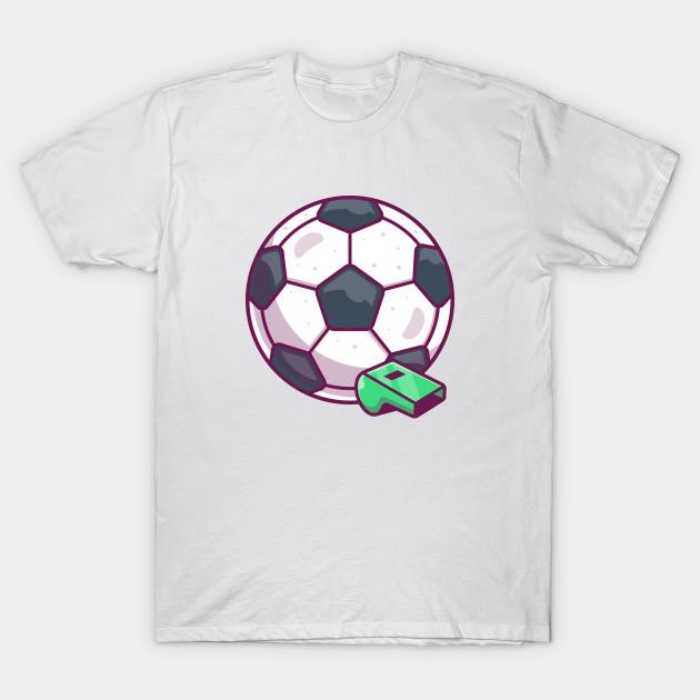 Men Black Print T-shirt Soccer Ball With Whistle Cartoon No-Cut Transfer Paper Print Cotton Tshirt 4XL белый