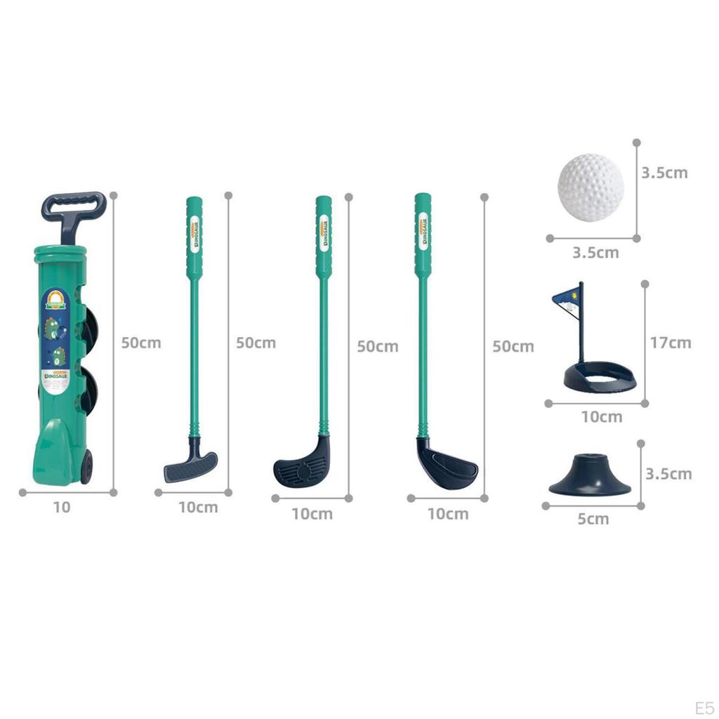 Set Kids Exercise Sport Toy Education Children Mini Golf Clubs for Garden Preschool