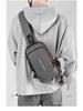 Men's USB Charging Water-Repellent Crossbody Chest Bag
