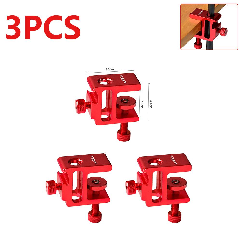 1-10P Table Lamp Clip Light Pole Fixing Tool Aluminum Alloy Desk Lantern Clamp Hanging Lamp Holder Clip Camping Supplies