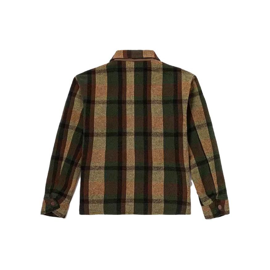 Timberland Outdoor Remix Special Collection Vintage Plaid Loose Long Sleeve Shirt Unisex Shirts Green A5UU3-U36