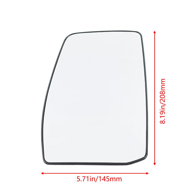 Vnější díly vyhřívaného skla zpětného zrcátka pro Ford Transit Custom 2012-2021