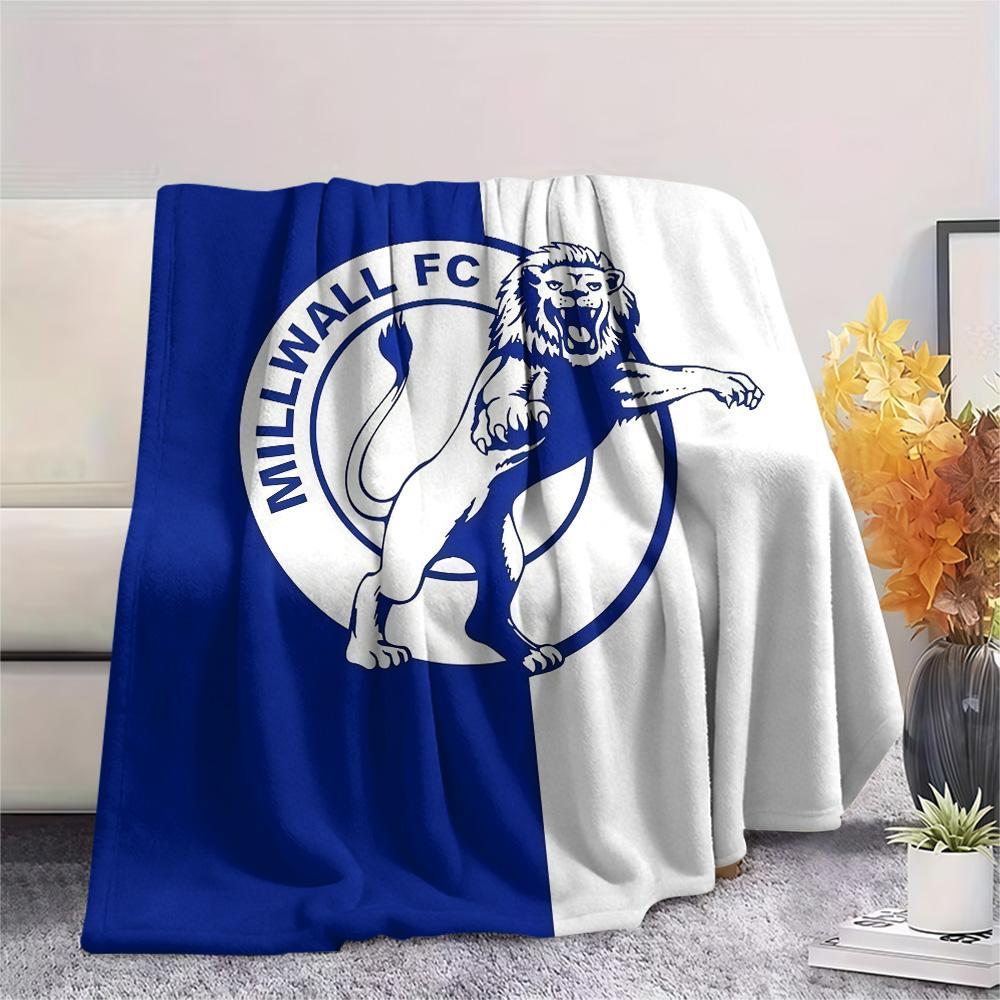 Millwall Football Club Flannel Blanket, High quality Comfortable for All Seasons, Home Decor, Warmth and Comfort