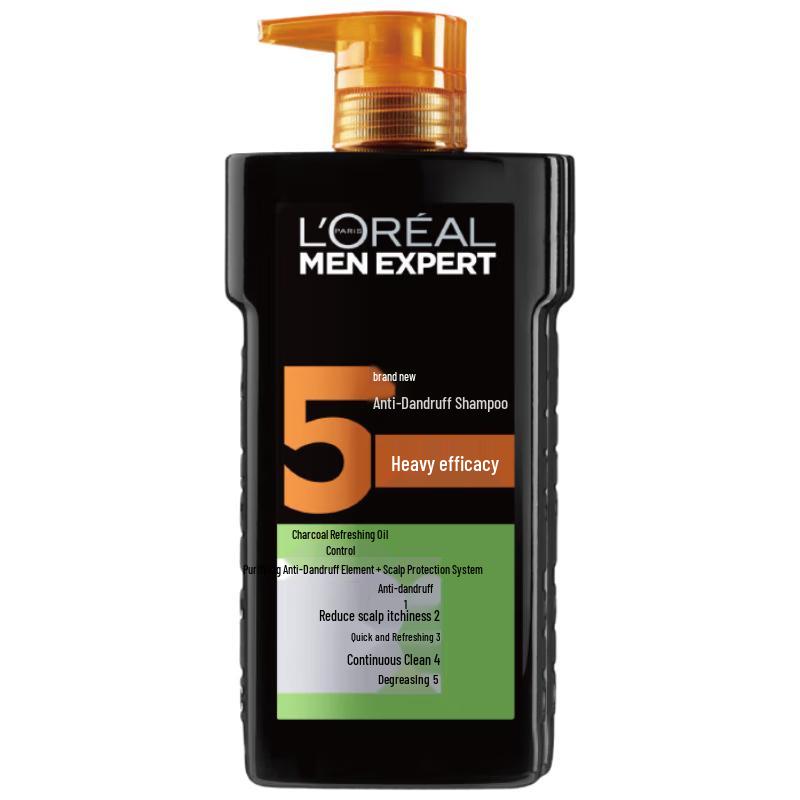 

L Oréal Men Expert Charcoal Anti-Dandruff Oil Control Shampoo 700ml