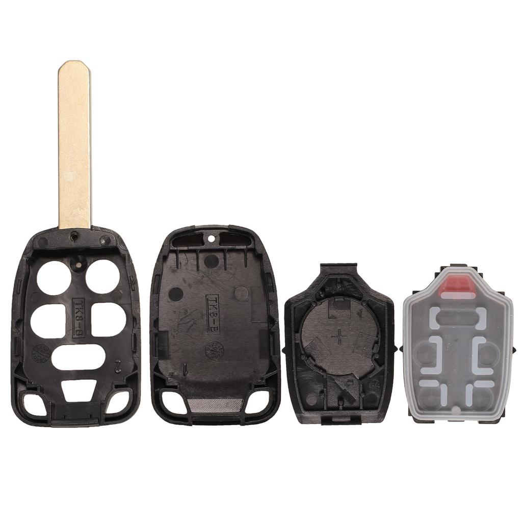 Jingyuqin 5/6Buttons Car Key Case Cover Fob For Honda Odyssey 2011 2012 2013 2014 Remote Key Shell Case Fob