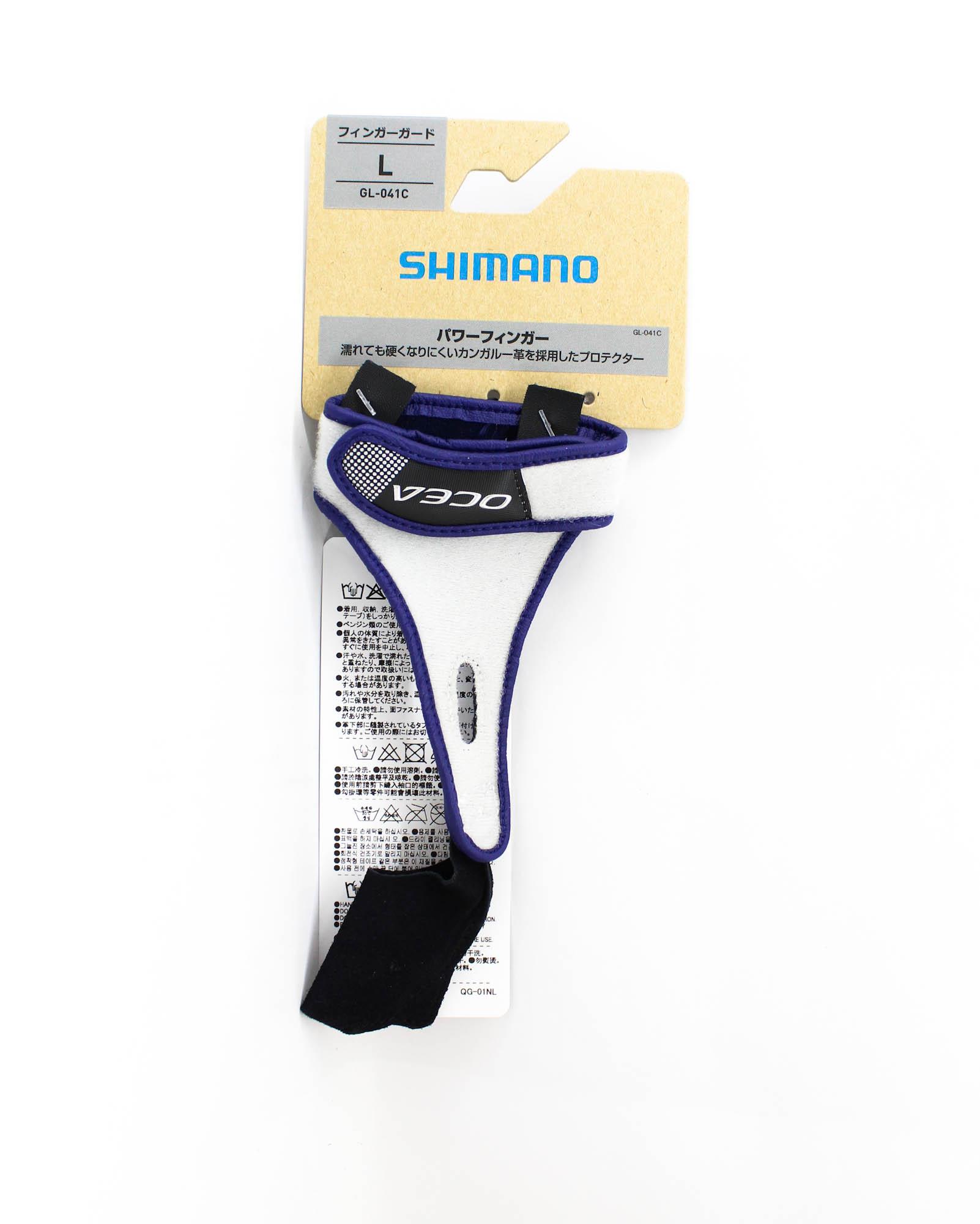 Shimano GL-041C Защита указательного пальца, размер L, синяя 858986