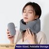 Comfortable U-shaped Neck Pillow Breathable Ring Neck Pillow Inflatable Travel Pillow  Travel