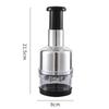 Manual Garlic Chopper Food Crusher Garlic Pressing Handheld Food Processors Slicer Dicer Mixer Kitchen Vegetable Slicer Tool
