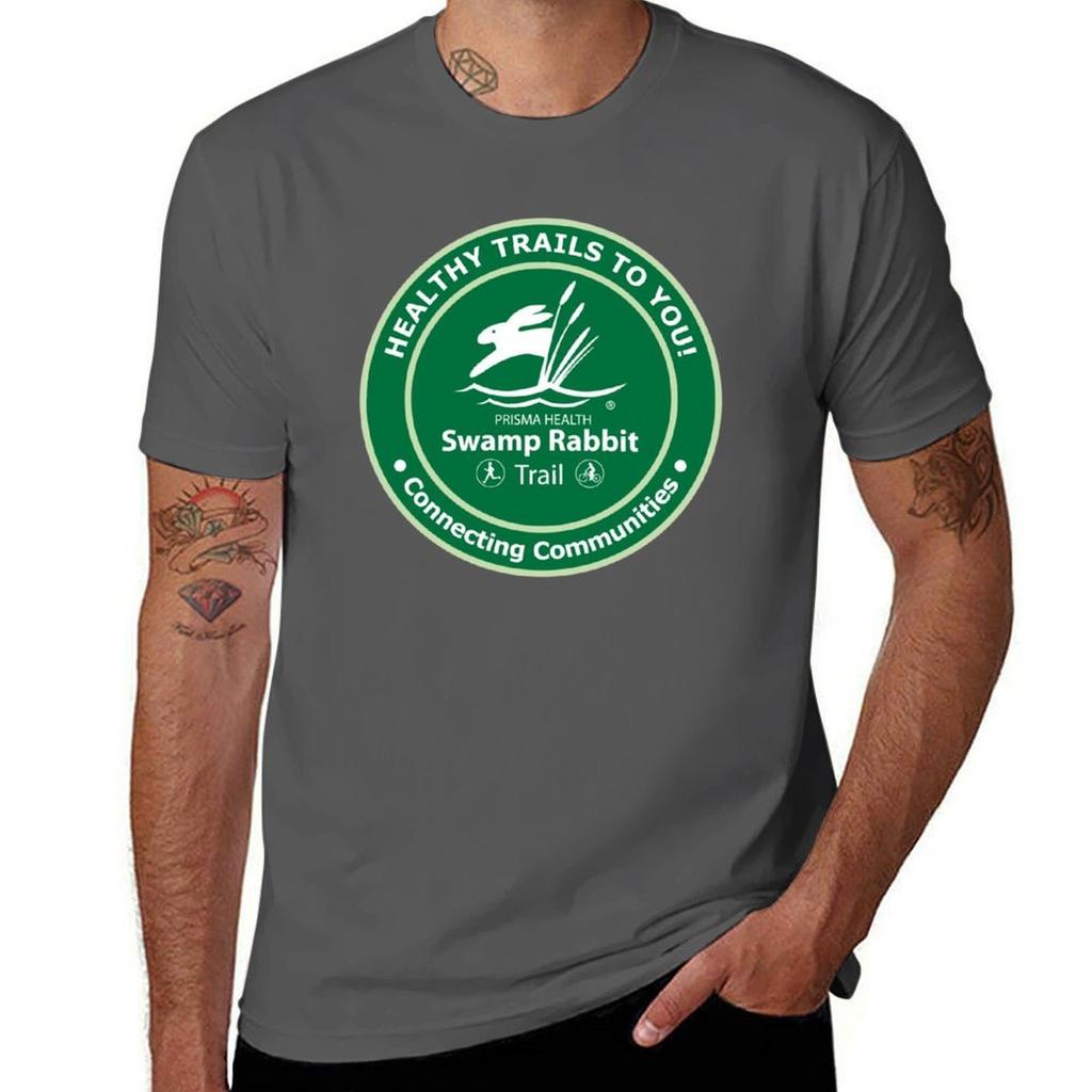 Retro Swamp Rabbit Trail TShirt Breathable Sportswear TShirt for Unisex
