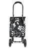 Rep cocoro Shopping Cart, 22L, Flower Black, with Flap & Cooler Function, and Bag-in-Bag