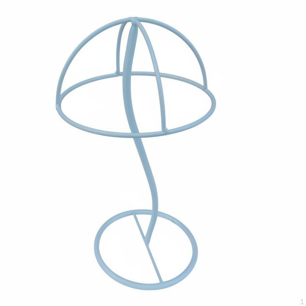 Metal Hat Display Stand Stable Base Freestanding Space-Saving
