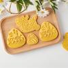 Beautiful Pattern Biscuit Crafting Embosser Funny Dessert Molds Celebration Cookie Stamp Alternative Shape Biscuit Molds