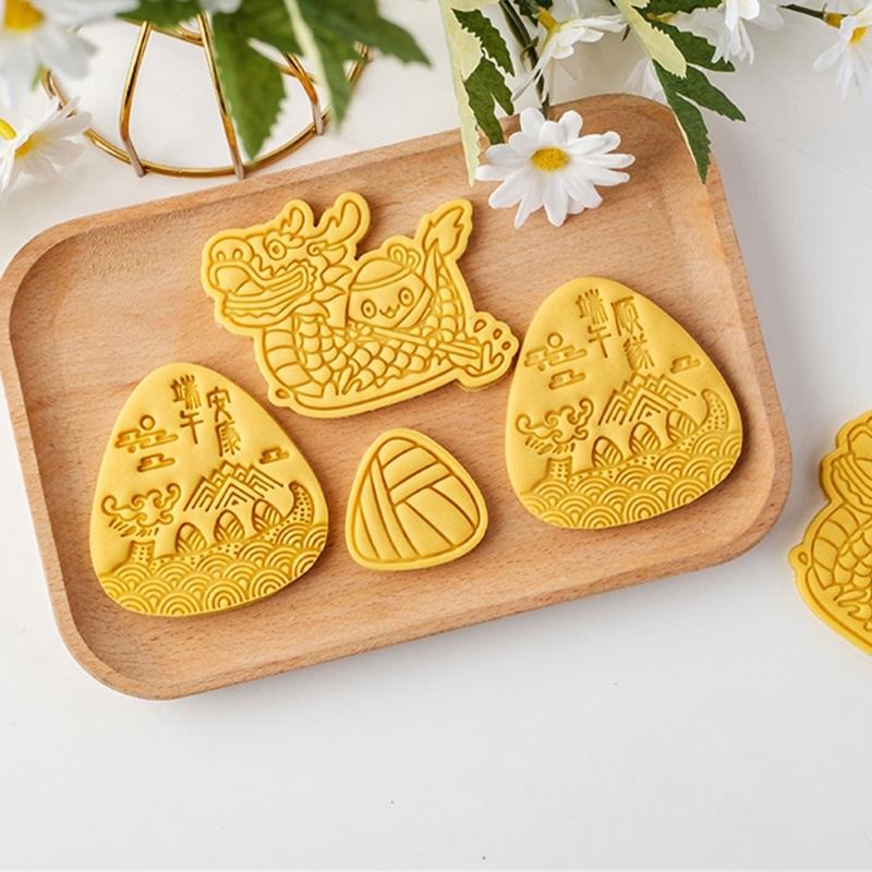 Beautiful Pattern Biscuit Crafting Embosser Funny Dessert Molds Celebration Cookie Stamp Alternative Shape Biscuit Molds
