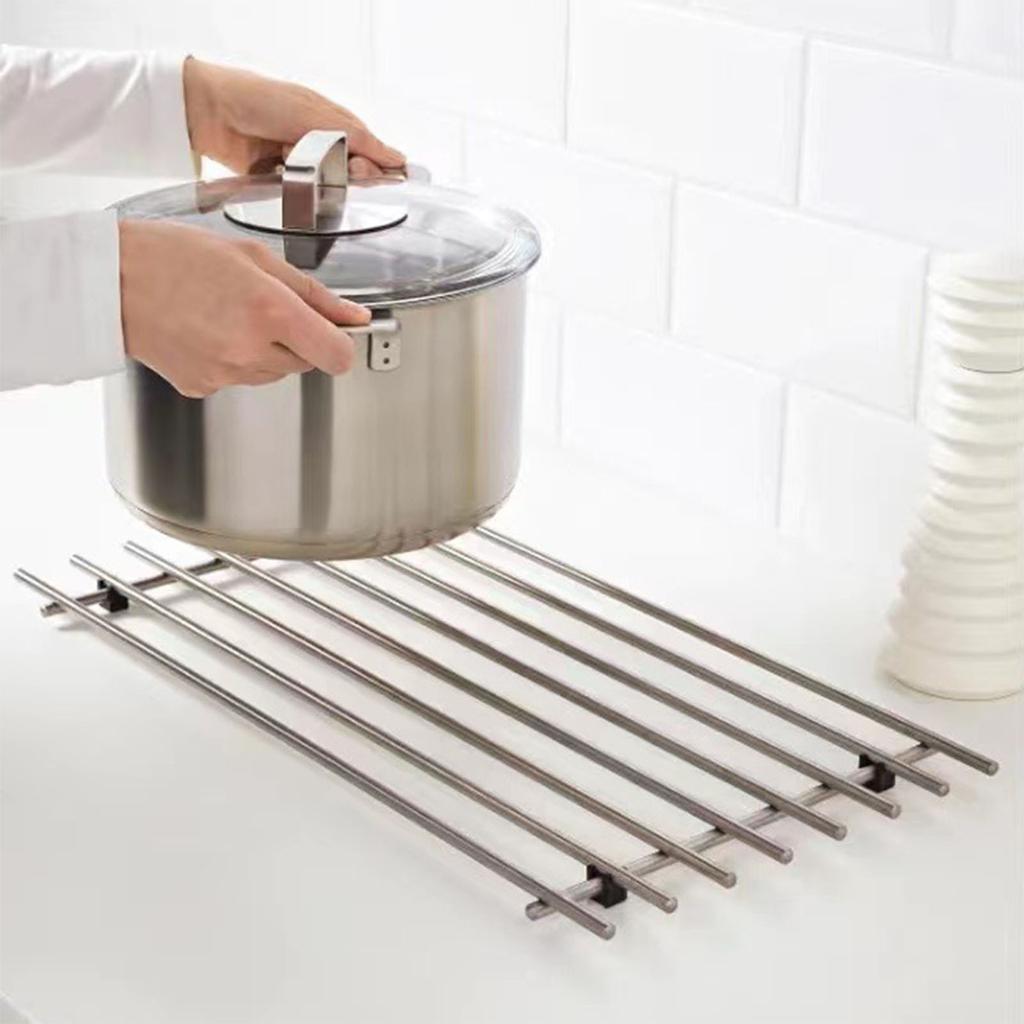 Stainless Steel Pot Rack Insulation Pad Kitchen Pot Mat