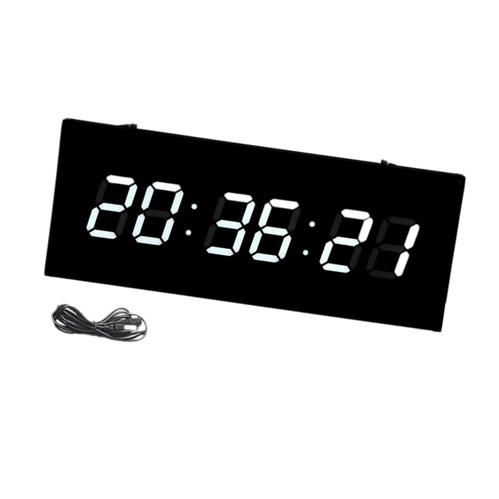 LED Digital Wall Clock Time Clocks Table Clock for Dining Room Indoor School