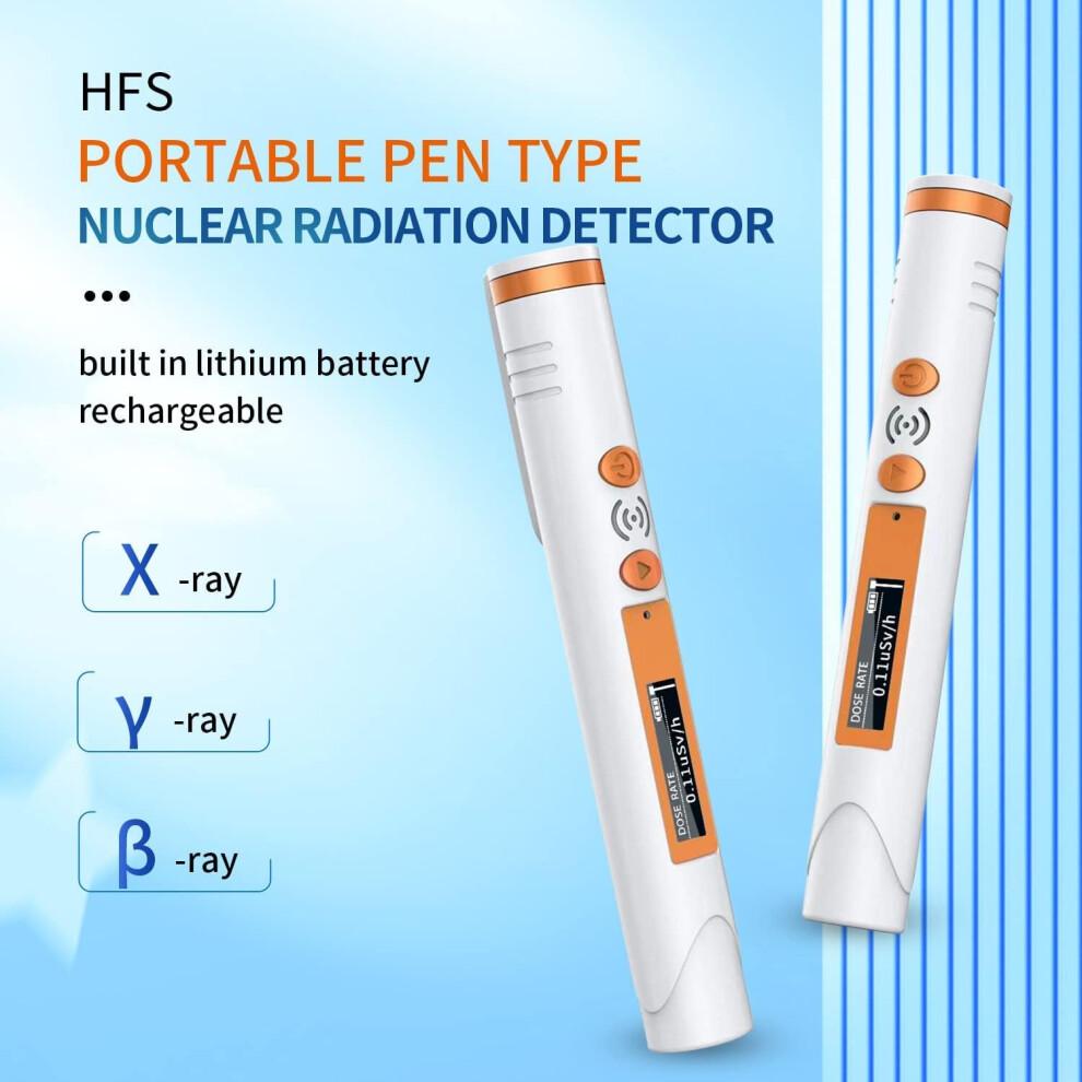 Geiger Counter Nuclear Radiation Detector, Upgraded Portable Personal Dosimeter for Beta, Gamma, X-ray, Battery Powered 0.08uSv - 50mSv