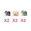 USSR USA UK Japanese Military Building Blocks Accessories Character Soldier Helmet Toy Hats And Helmets Mini Brick Army S022 DIY