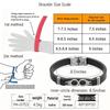 OPK Men's Trendy Leather Bracelet with Stainless Steel Infinity Design