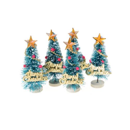 Hot DIY Mini Christmas Tree Small Pine Tree Placed In The Desktop Home Decor Christmas Party Decoration Kids Gifts For Home Xmas