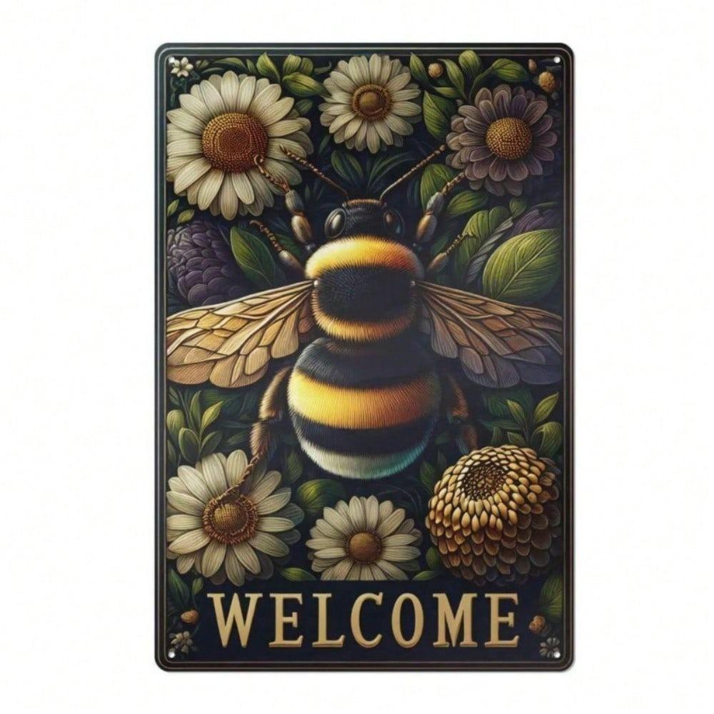 Modern Metal Wall Art Sign Tin Poster