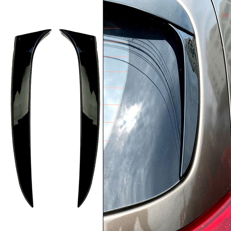 Enhance the Style of Your For Kia Sportage R 2011 2015 with Black Rear Spoiler Side Wing Trim Cover Direct Replacement