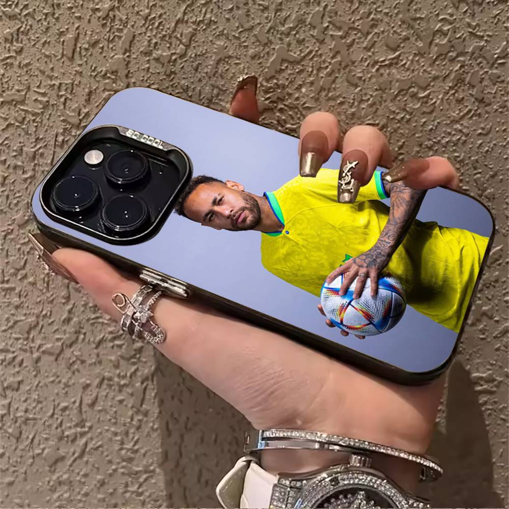 

N-10-Neymar Phone Case For IPhone17 16 11 12 13 14 15 16 Pro Max Plus Cover Colored Silver Funda Bumber iPhoneXSMAX