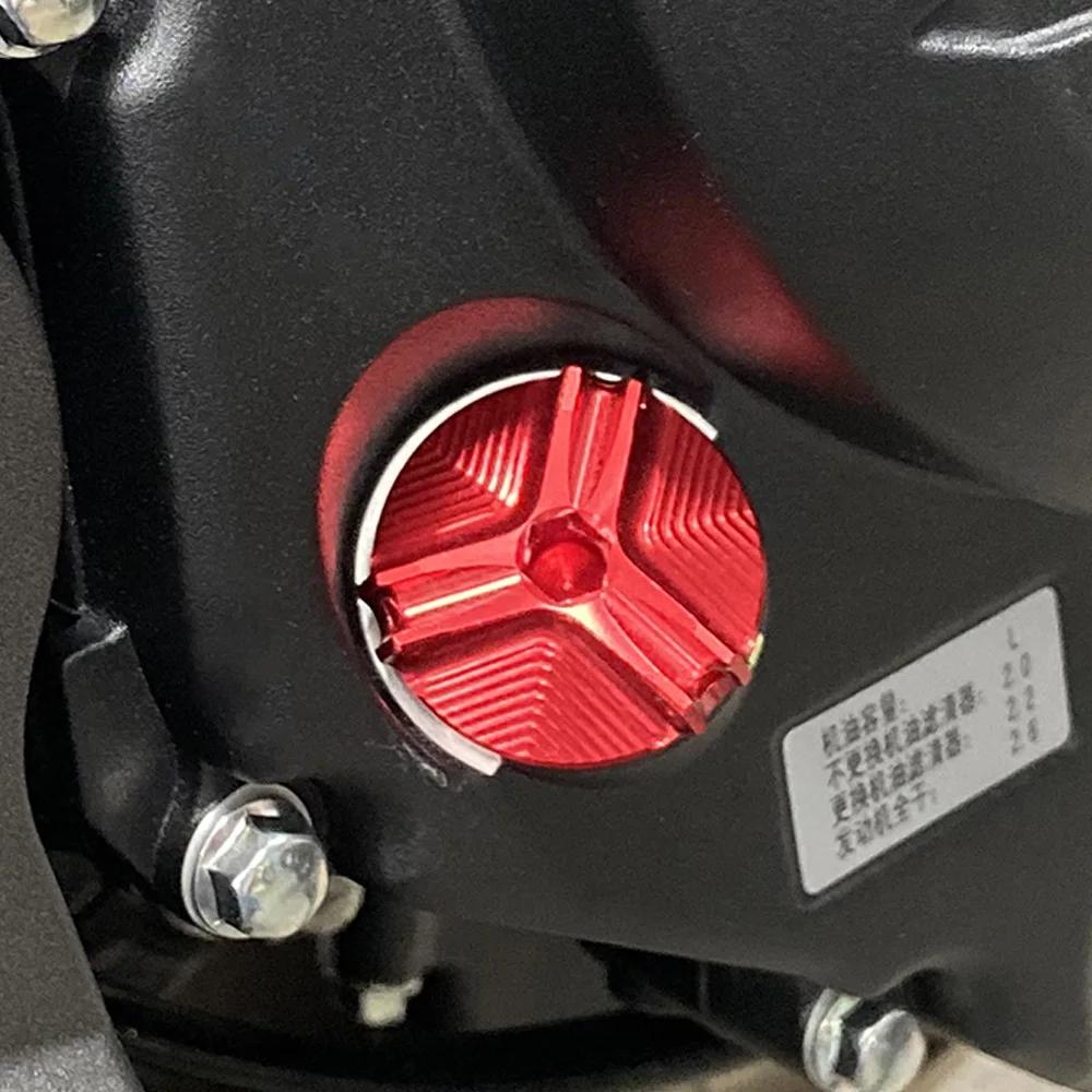 Engine Oil Drain Plug Sump Nut Cup Cover Filler Cap Fit Ducati 899 959 1199 1299 Panigale V4 Streetfighter V4S V2 Monster Diavel