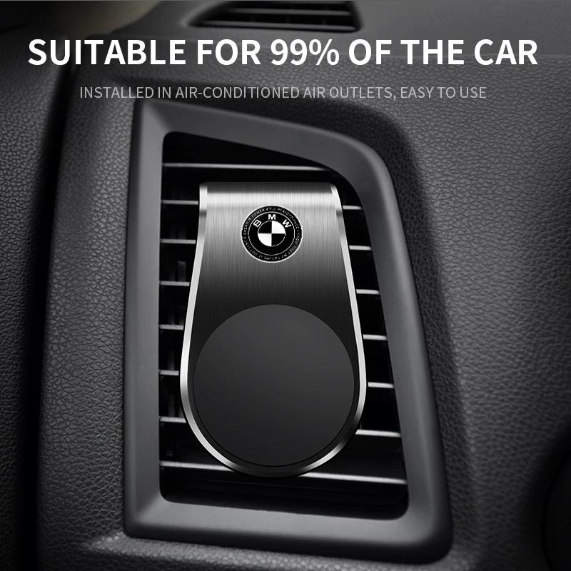 Magnetic Car Phone Holder Air Vent Clip Mount Mobile Cellphone GPS Support For BMW X1 X3 X5 X6 X7 E30 E90 M3 E84 E83 F25 E91 E60
