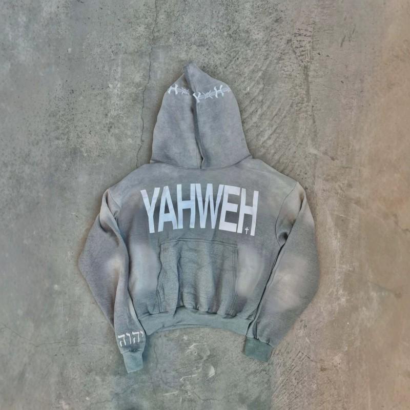Y2K Letter Embroidery Hoodie Loose Fit Streetwear Casual Sweatshirt Women