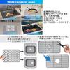 S.fields.inc Silicone Sink Mat, Heat-Resistant, Anti-Scratch, Anti-Slip, for Kitchen Sinks (2 Small Sheets)