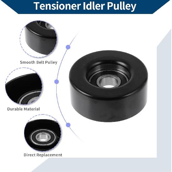 No.F8KZ8678AA Drive Belt Idler Pulley for Ford Escort 1998-2003 for Ford for Mustang 1998-2004 Serpentine Tensioner Pulley Idler 1 Pc