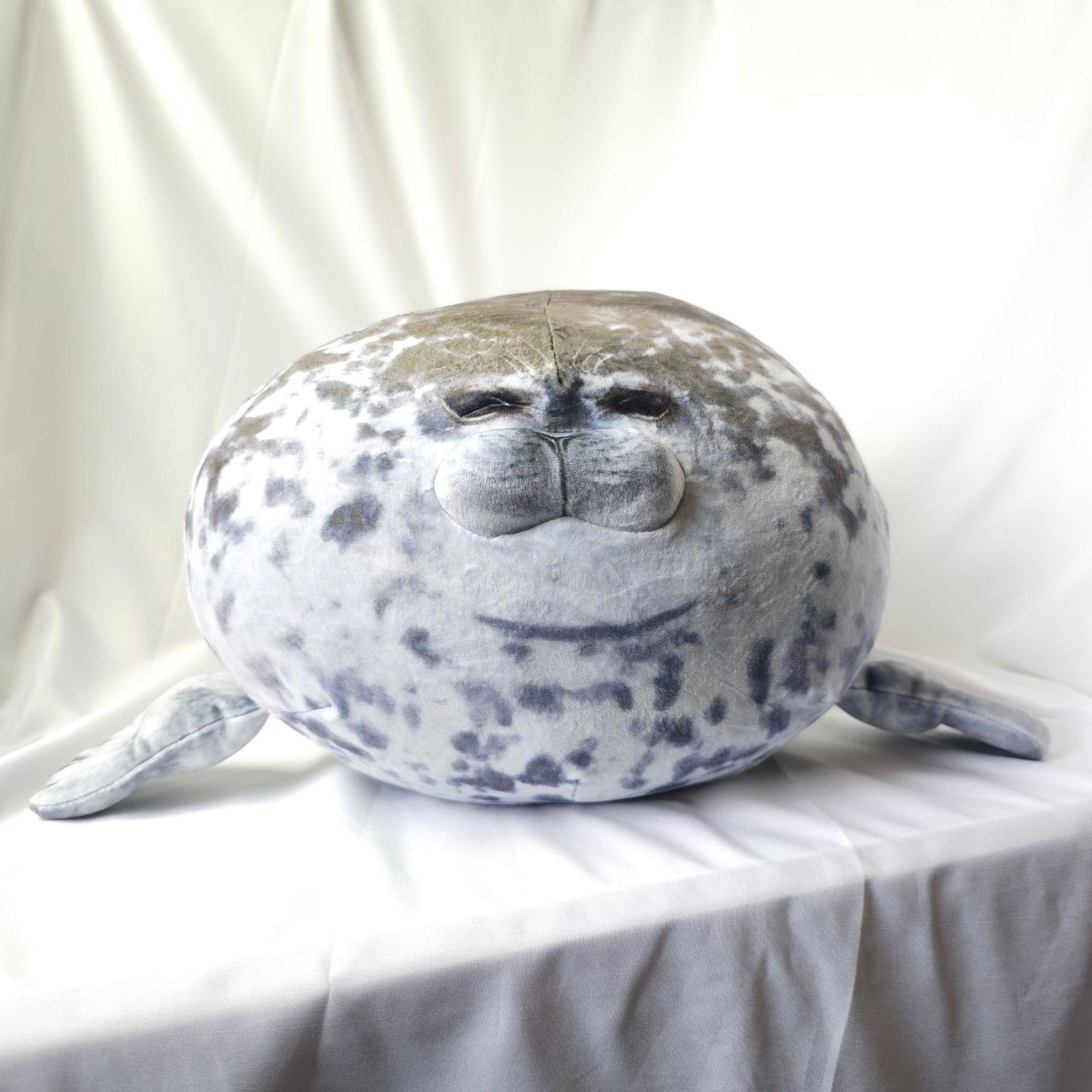 

Креативная имитация морского животного морского льва кукла плюшевая игрушка мягкая подушка-игрушка тюлень Осака 30cm серый