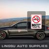 No Smoking & No Vaping" Vinyl Sign Sticker - Waterproof, Self-Adhesive, Easy to Install - Ideal for Indoor/Outdoor Use on Cars