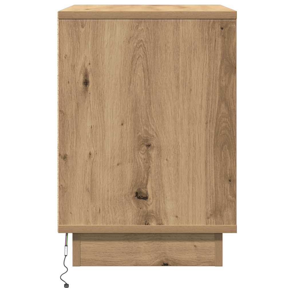 Nightstand Artisan Oak 50 x 34.5 x 50 cm Engineered Wood