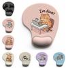 Silicone Comfortable Wrist Rest Non-Slip Desktop Wrist Support Cartoon Animal Mouse Pad  Computer