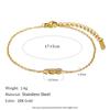 Stainless Steel Sea Turtle Starfish Seahorse Pendant Gold Color Chain Bracelet for Women Luxury Rhinestone Summer Ocean Jewelry